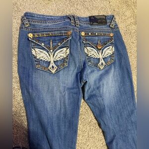 Grace in LA Blue Boot Cut Jeans 9/28